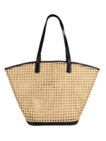 Melissa Borsa in rattan con dettagli in pelle